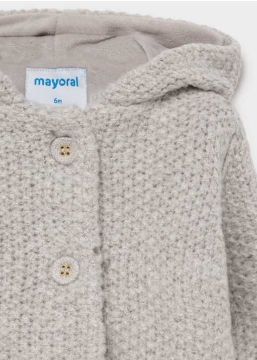 Knit Sweater Jacket | Gray | 2388