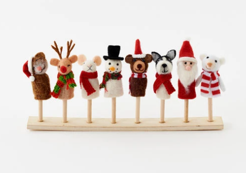 Christmas Friends Finger Puppets