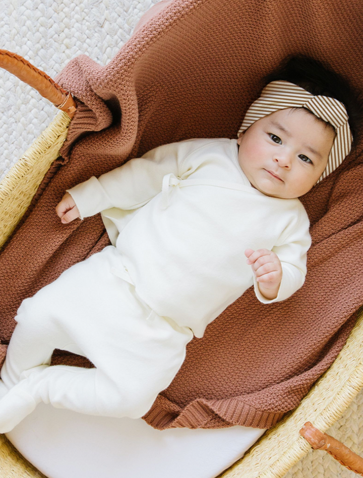 Wrap Top and Pant Set | Ivory