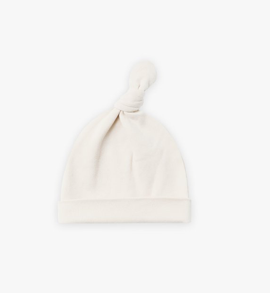 Knotted Baby Hat | Ivory