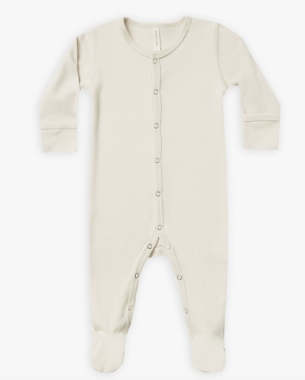 Full Snap Footie | Ivory