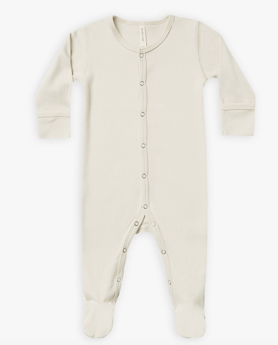 Full Snap Footie | Ivory