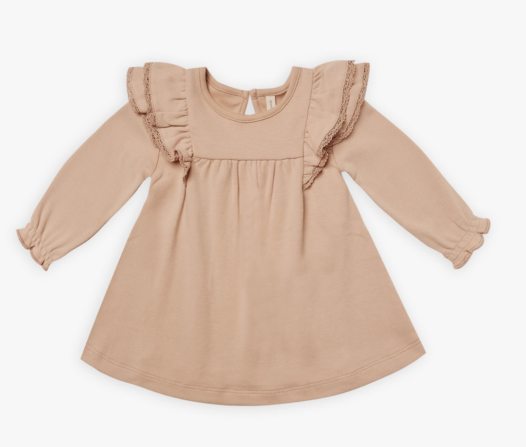 Long Sleeve Flutter Dress | Petal