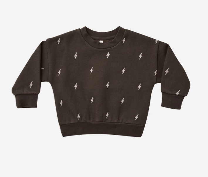 Fleece Sweatshirt | Lightning Bolts