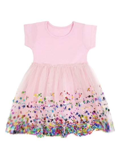Pink Confetti Dress