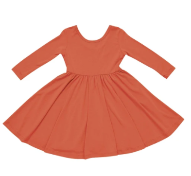 Long Sleeve Twirl Dress | Clementine