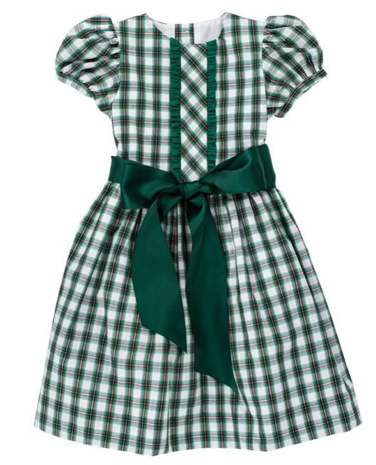 Evergreen Plaid Dress