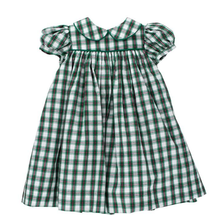 Evergreen Plaid Float Dress