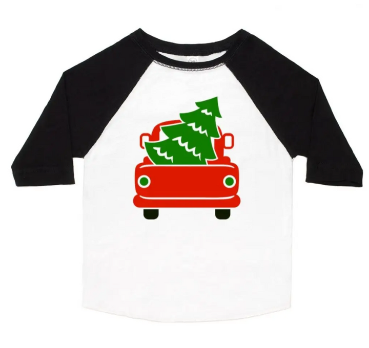 Merry Truck Long Sleeve Shihrt