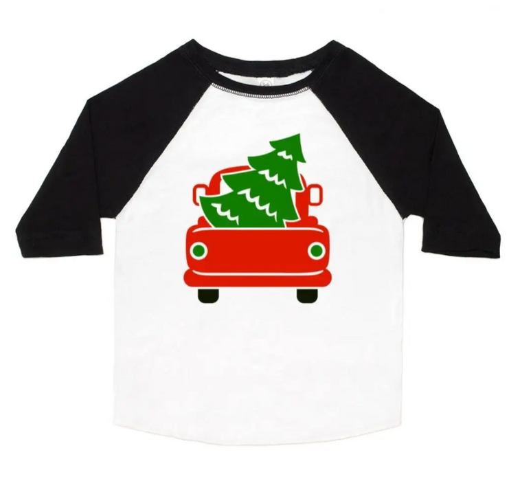 Merry Truck Long Sleeve Shihrt