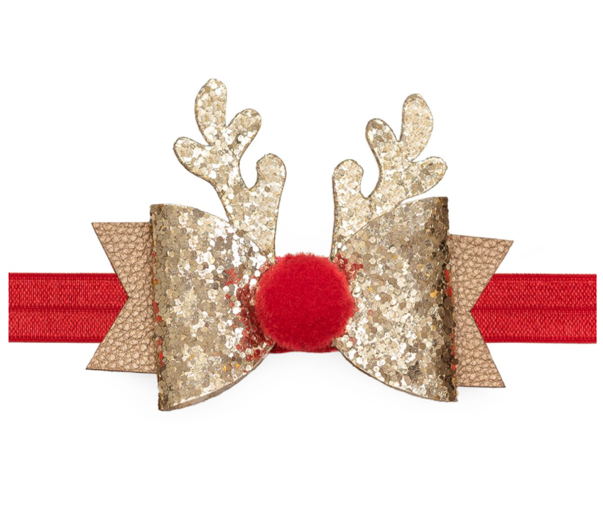 Red Nose Reindeer Soft Headband