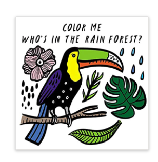 Bath Books Color Me | Who's in the Rainforest