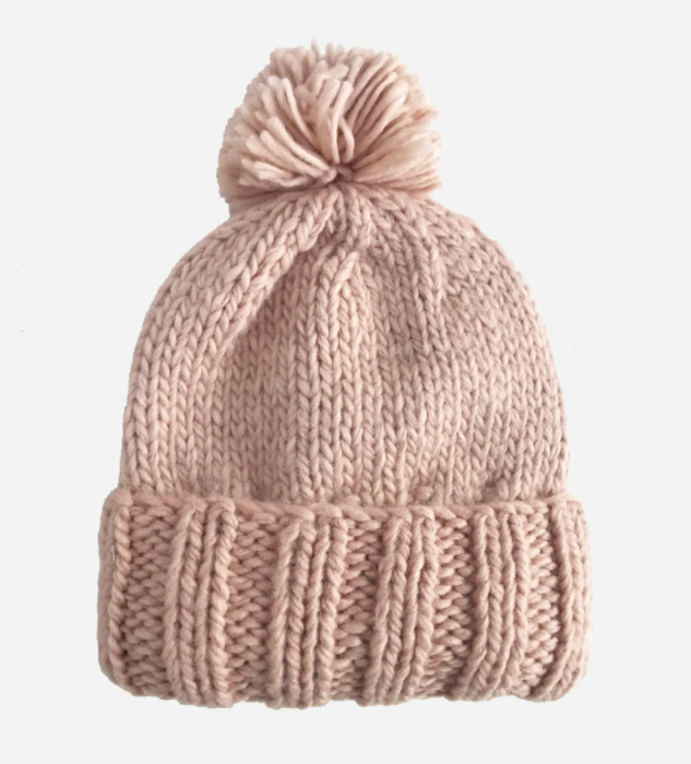 Blush Classic Pom Hat