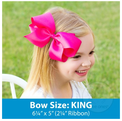 King Organza Overlay Bow | Red