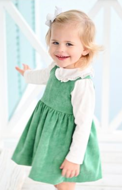 Savannah Scalloped Jumper | Christmas Corduroy