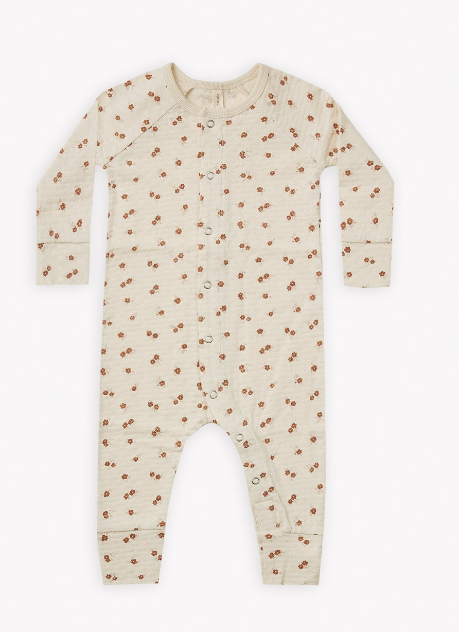 Pointelle Longjohn | Petite Floral