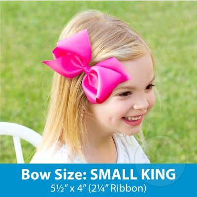 Small King Scalloped Edge Velvet Overlay Bow | Navy