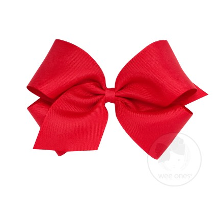 King Grosgrain Hair Bow | Red