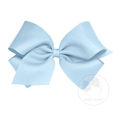 King Grosgrain Hair Bow | Millennium Blue