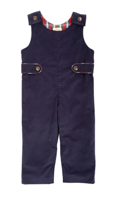 Lawson Corduroy Longall | Nantucket Navy with Sea Pines Plaid