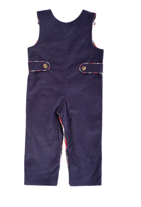 Lawson Corduroy Longall | Nantucket Navy with Sea Pines Plaid