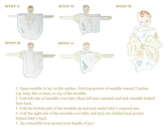 The Beaufort Bonnet Company Bow Swaddle