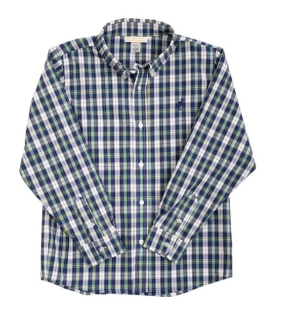 Dean's List Dress Shirt | Pine Valley Prep Plaid