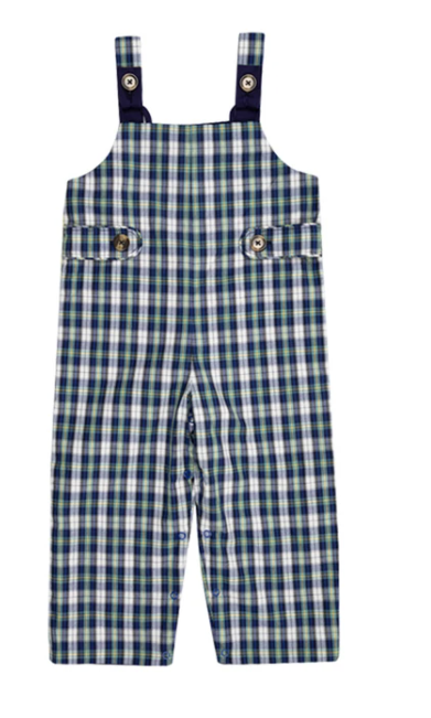 Ivy League Longall | Pine Valley Prep Plaid With Nantucket Navy