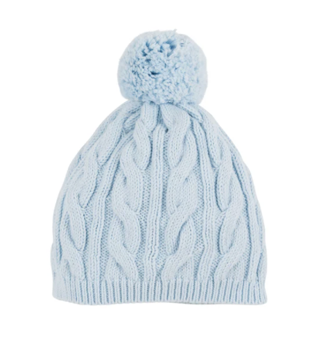 Collins Cable Knit Hat | Buckhead Blue