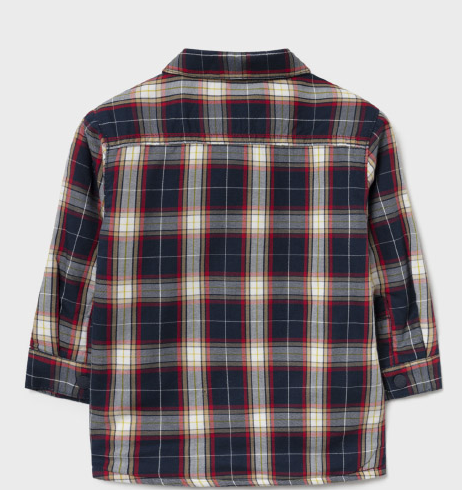 Navy Plaid Overshirt | 2144