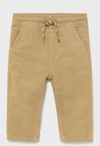 Khaki Corduroy Jogger Pants | 2531