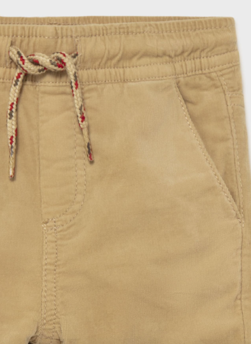 Khaki Corduroy Jogger Pants | 2531