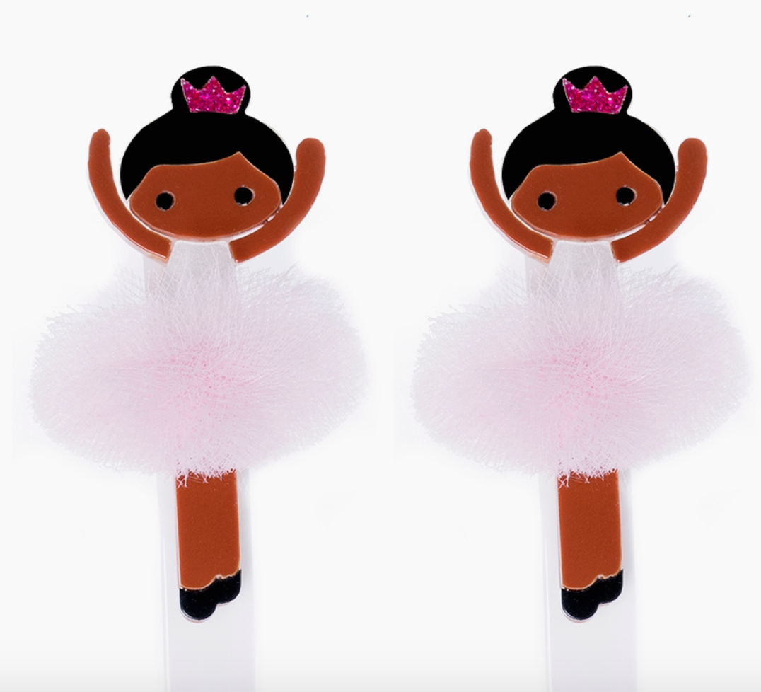 Light Pink Tutu Ballerina Alligator Clip