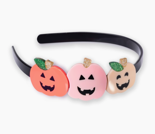 Triple Pumpkin Pastel Headband