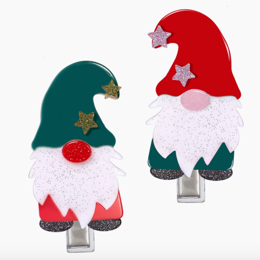 Christmas Gnomes Alligator Clip