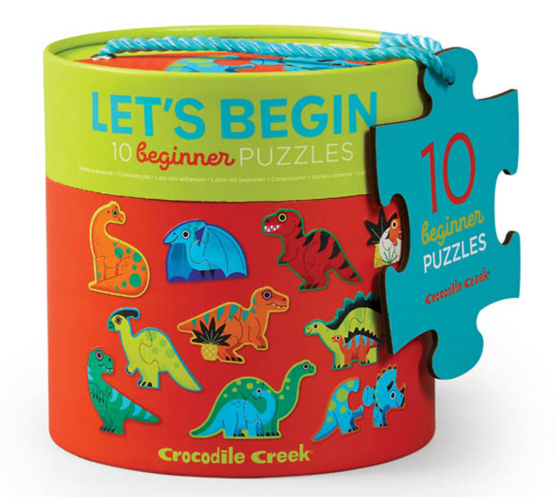 Let's Begin 2 Piece Puzzle | Dinosaurs