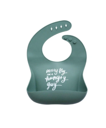 Pretty Fly Silicone Baby Bib