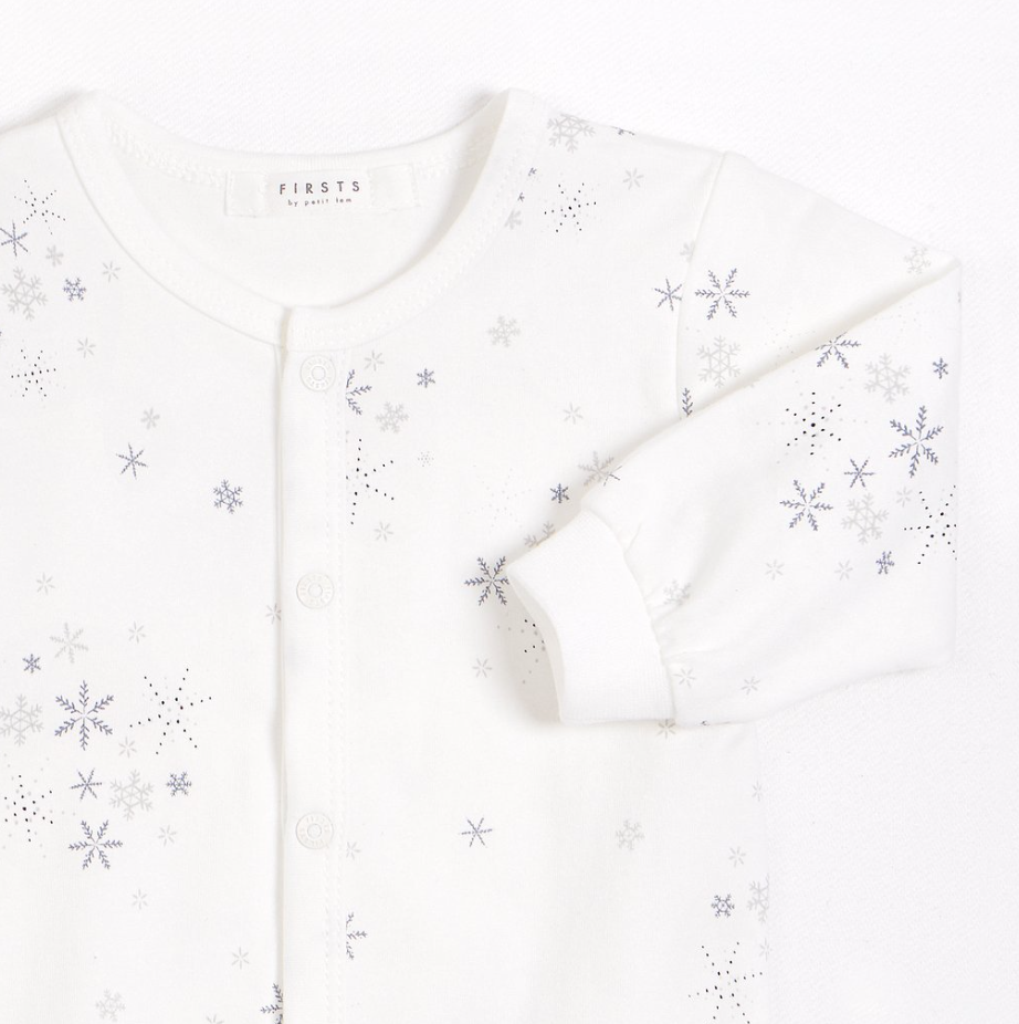 Off-White Snowy Print Sleeper
