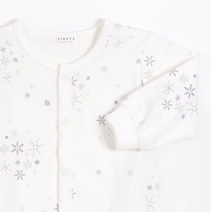 Off-White Snowy Print Sleeper