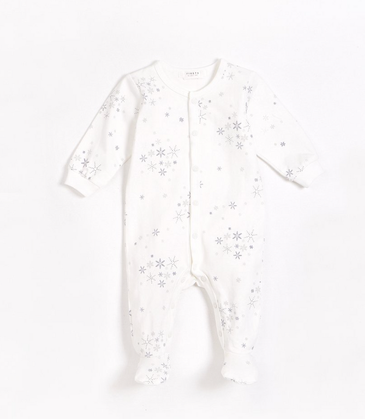 Off-White Snowy Print Sleeper