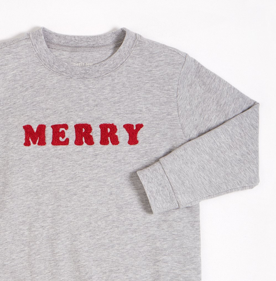 Merry Heather Grey Sweatshirt