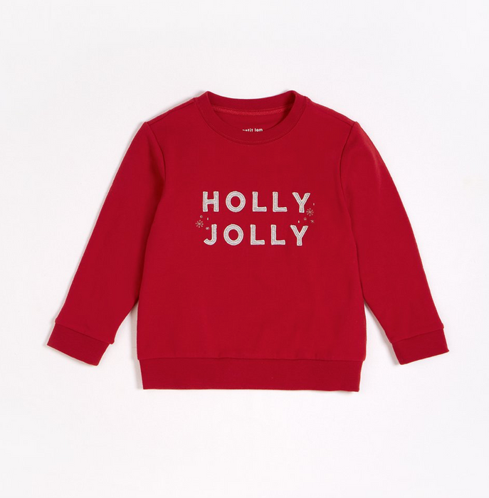 Holly Jolly Red Sweatshirt