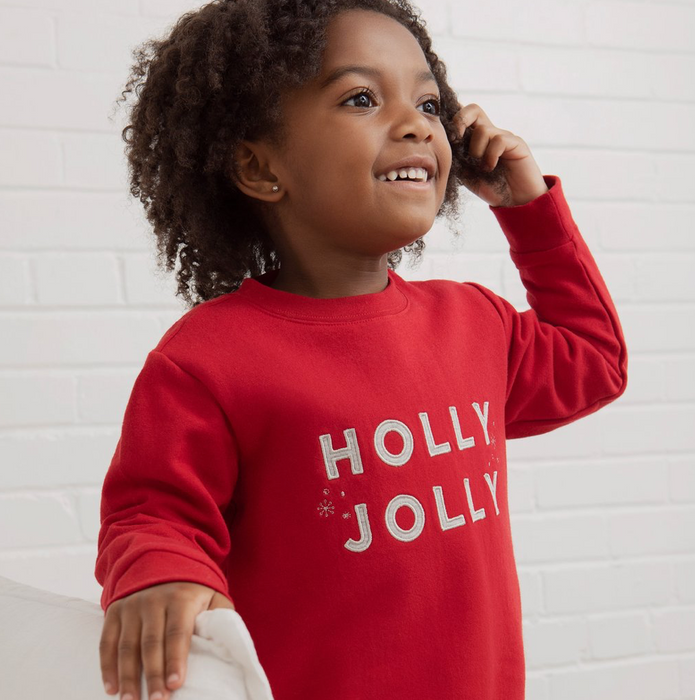 Holly Jolly Red Sweatshirt