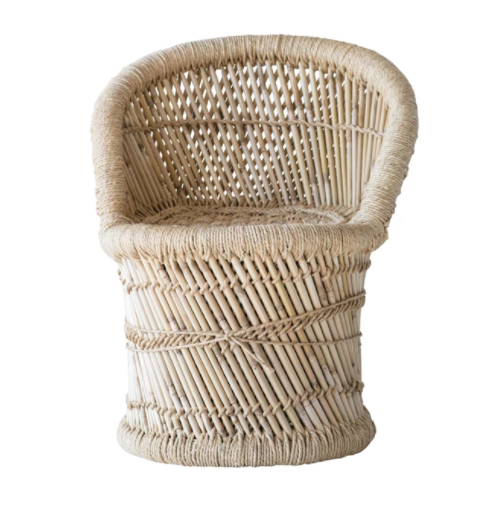 Bamboo and Rope Chair