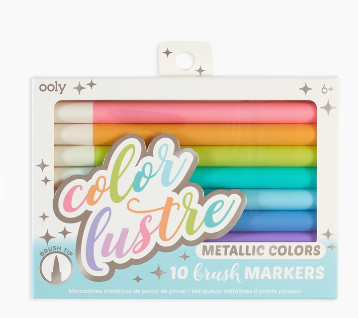 Color Lustre Metallic Brush Markers