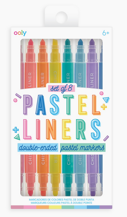 Pastel Liner Double Ended Markers