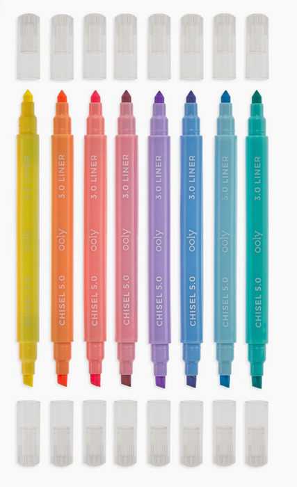 Pastel Liner Double Ended Markers