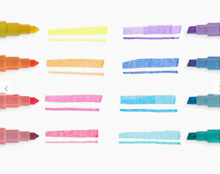 Pastel Liner Double Ended Markers