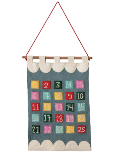 Wood Hanging Advent Calendar
