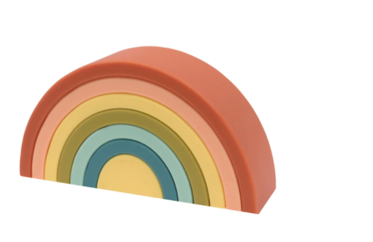 Silicone Rainbow Stacker | Cherry